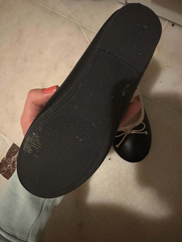 Siyah Renkli Tokalı Kız Çocuk Babet Ayakkabı - Görsel 4