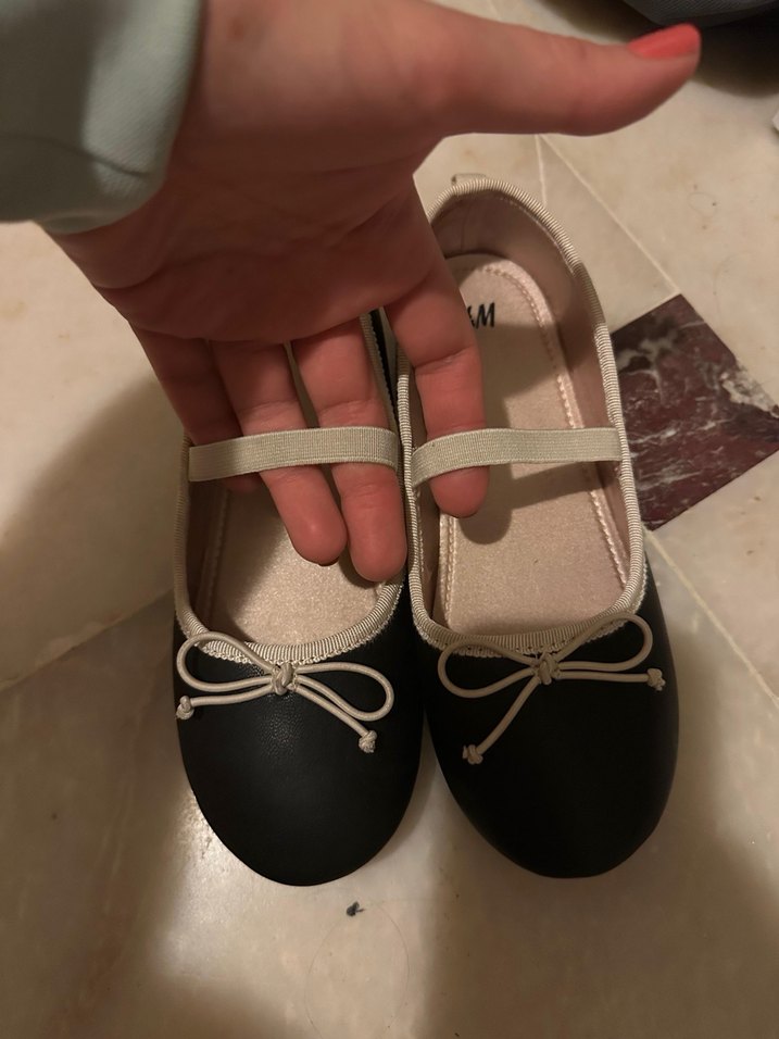 Siyah Renkli Tokalı Kız Çocuk Babet Ayakkabı - Görsel 2