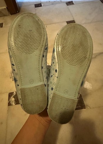 Kız Çocuk Elsa Beyaz Babet Ayakkabı - Görsel 3