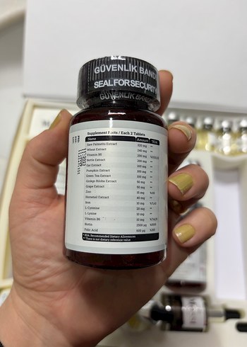 Mosso London Saç Vitaminleri Biotin+Çinko - Görsel 3