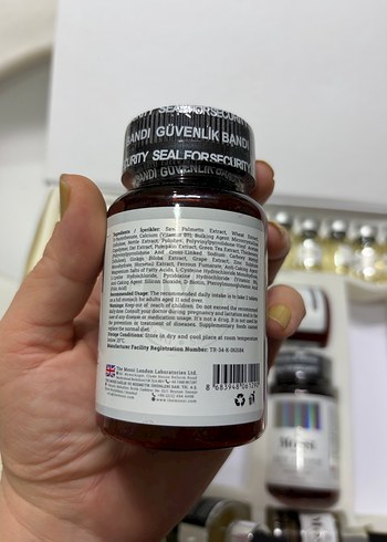 Mosso London Saç Vitaminleri Biotin+Çinko - Görsel 2