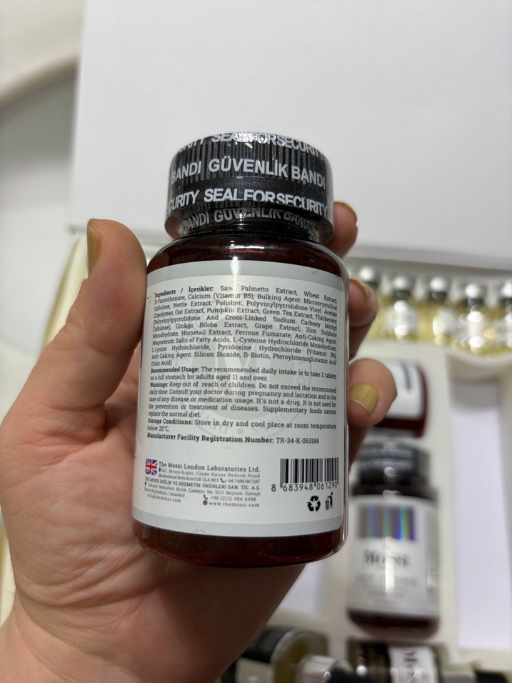 Mosso London Saç Vitaminleri Biotin+Çinko - Görsel 2