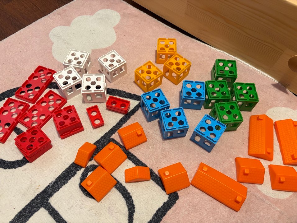 Renkli Lego Ev Parçaları Seti - Görsel 2