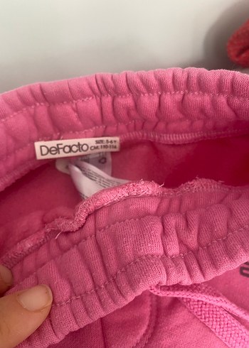 Defacto Kız Çocuk Renkli 3lü Eşofman Altı