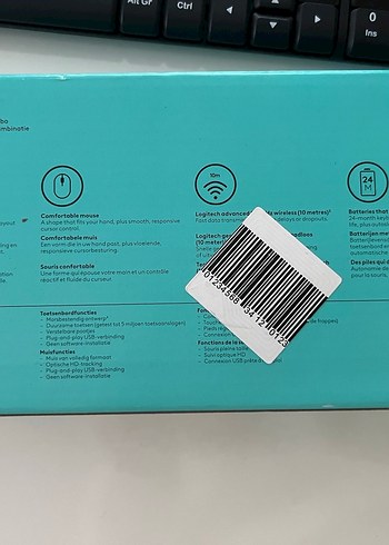 Logitech MK220 Siyah Kablosuz Klavye ve Mouse - Görsel 6