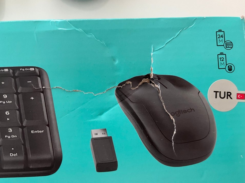 Logitech MK220 Siyah Kablosuz Klavye ve Mouse - Görsel 5