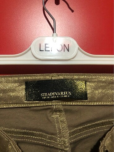 Stradivarius Stradivarius Gold 36 beden pantolon