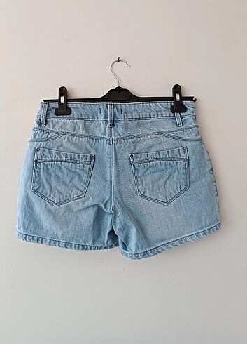 Adil Işık ADL marka mavi denim kısa şort