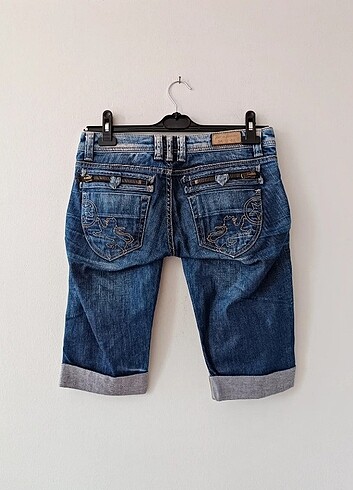 American Vintage Mavi denim vintage şort 