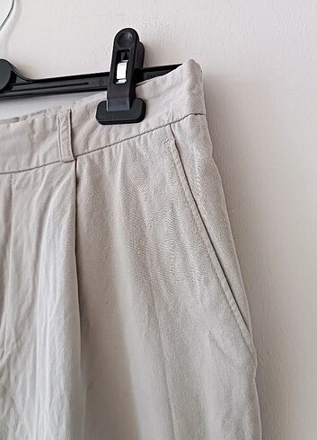 40 Beden ten rengi Renk Bej renk midi boy vintage şort