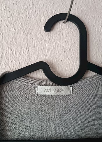 Adil Işık Gri Çizgili v kruvaze yakalı ince hırka - Görsel 7