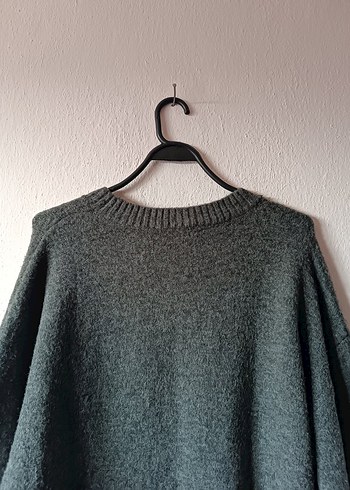 Zara Gri Yün İçerikli Triko Elbise - Görsel 5