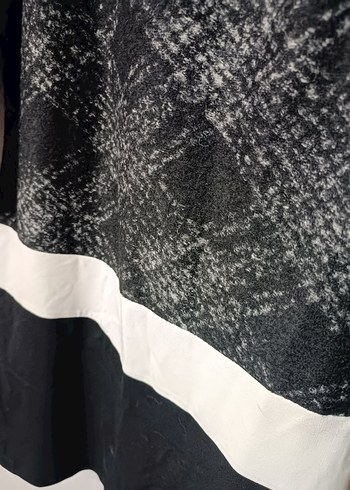 Mango Gri Siyah Midi Elbise - Görsel 10