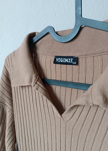 Bej Kadın Triko Midi Elbise - Görsel 7