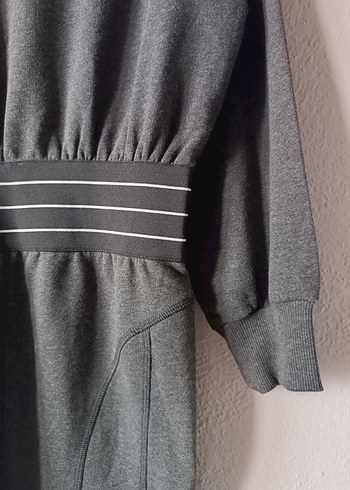 Twist marka antrasit Renk Mini Triko Elbise - Görsel 7