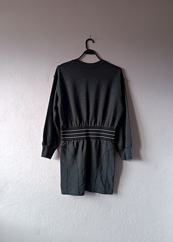 Twist marka antrasit Renk Mini Triko Elbise - Görsel 2