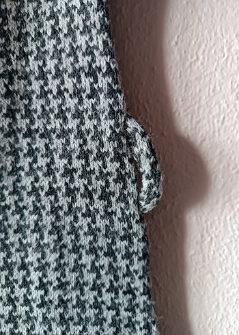 Kadın Gri Balıkçı Yaka Kısa Kollu Triko Elbise - Görsel 5