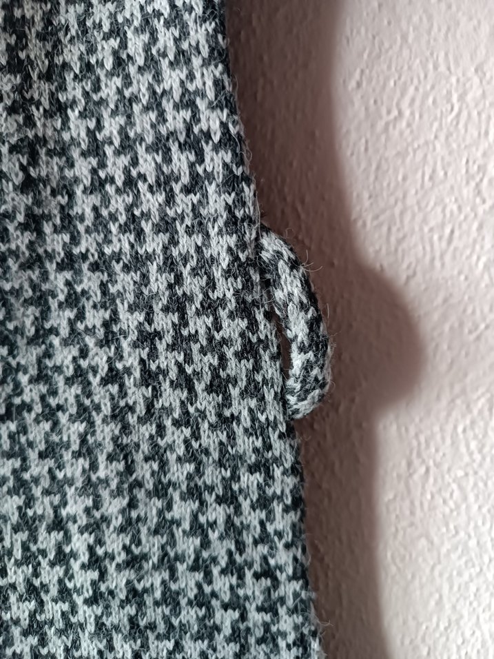 Kadın Gri Balıkçı Yaka Kısa Kollu Triko Elbise - Görsel 5