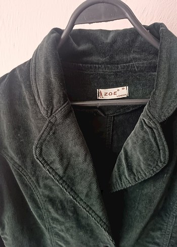 Siyah Kadife Vintage Ceket - Görsel 5