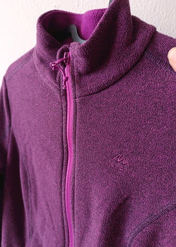 Decathlon Quechua Mor Fermuarlı Polar Sweatshirt - Görsel 3