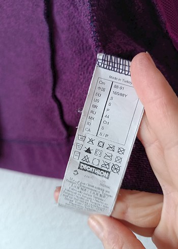 Decathlon Quechua Mor Fermuarlı Polar Sweatshirt - Görsel 8