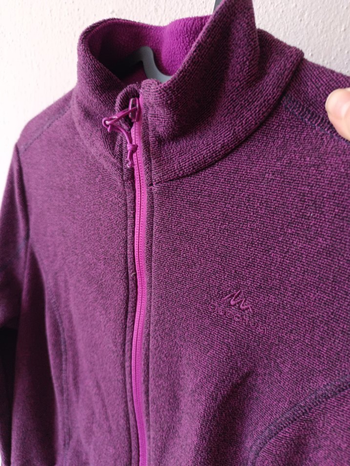 Decathlon Quechua Mor Fermuarlı Polar Sweatshirt - Görsel 3