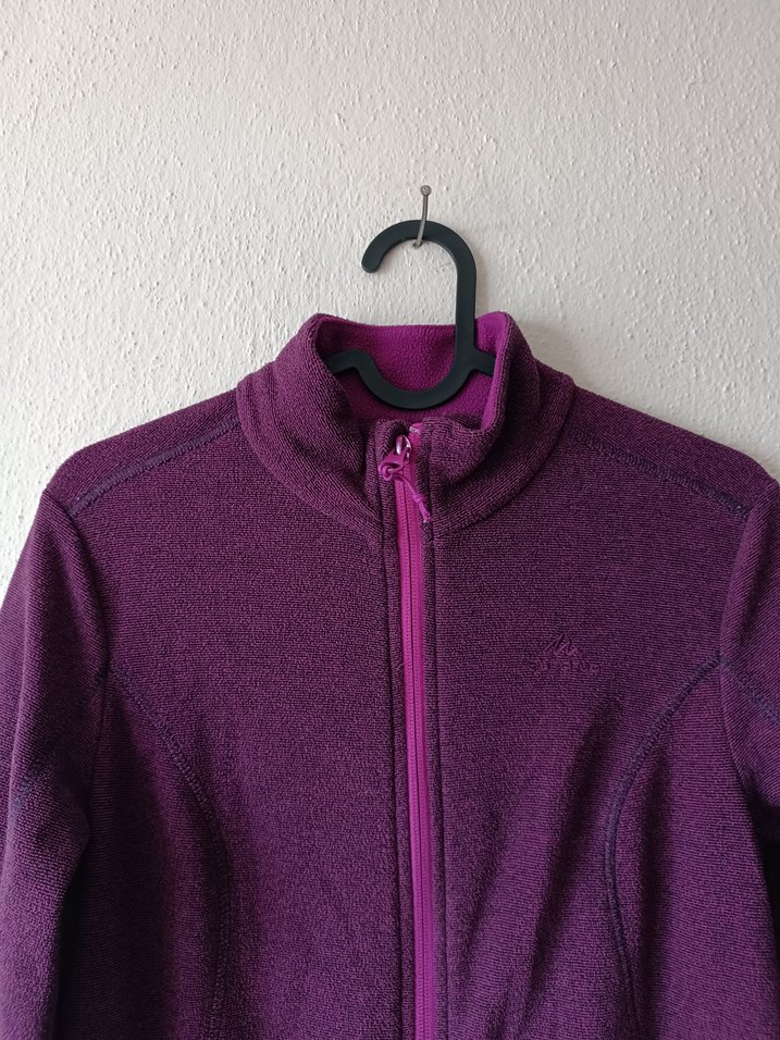 Decathlon Quechua Mor Fermuarlı Polar Sweatshirt - Görsel 4