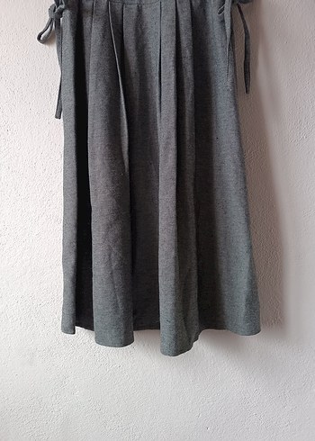 LCW Gri renk jile tarz uzun Hamile Elbise - Görsel 4