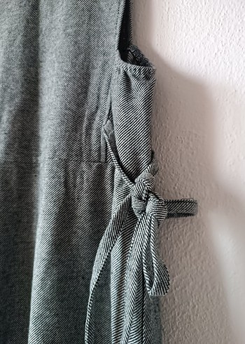 LCW Gri renk jile tarz uzun Hamile Elbise - Görsel 8