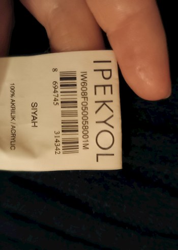 İpekyol Siyah Boğazlı Kolsuz Uzun Triko Elbise - Görsel 9