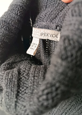 İpekyol Siyah Boğazlı Kolsuz Uzun Triko Elbise - Görsel 8