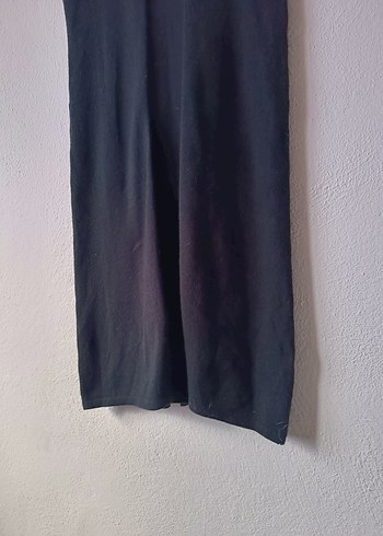 İpekyol Siyah Boğazlı Kolsuz Uzun Triko Elbise - Görsel 5