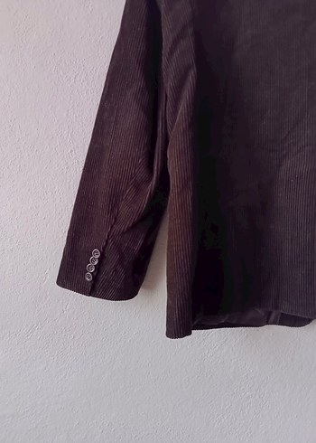 Kahverengi Erkek Kadife Ceket - Görsel 7