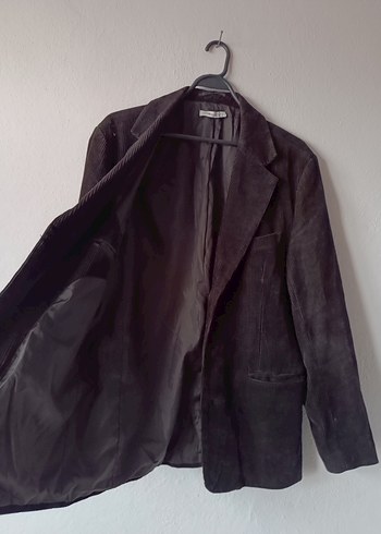 Kahverengi Erkek Kadife Ceket - Görsel 13