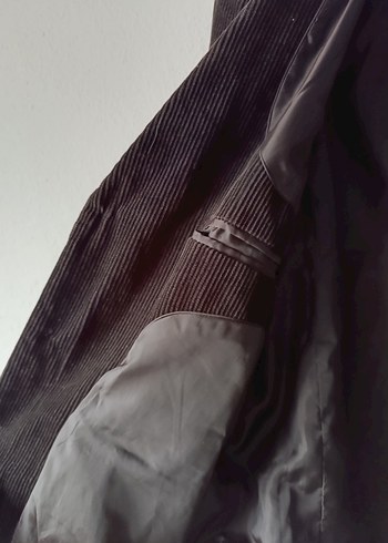 Kahverengi Erkek Kadife Ceket - Görsel 12