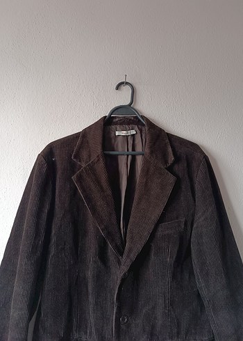 Kahverengi Erkek Kadife Ceket - Görsel 3