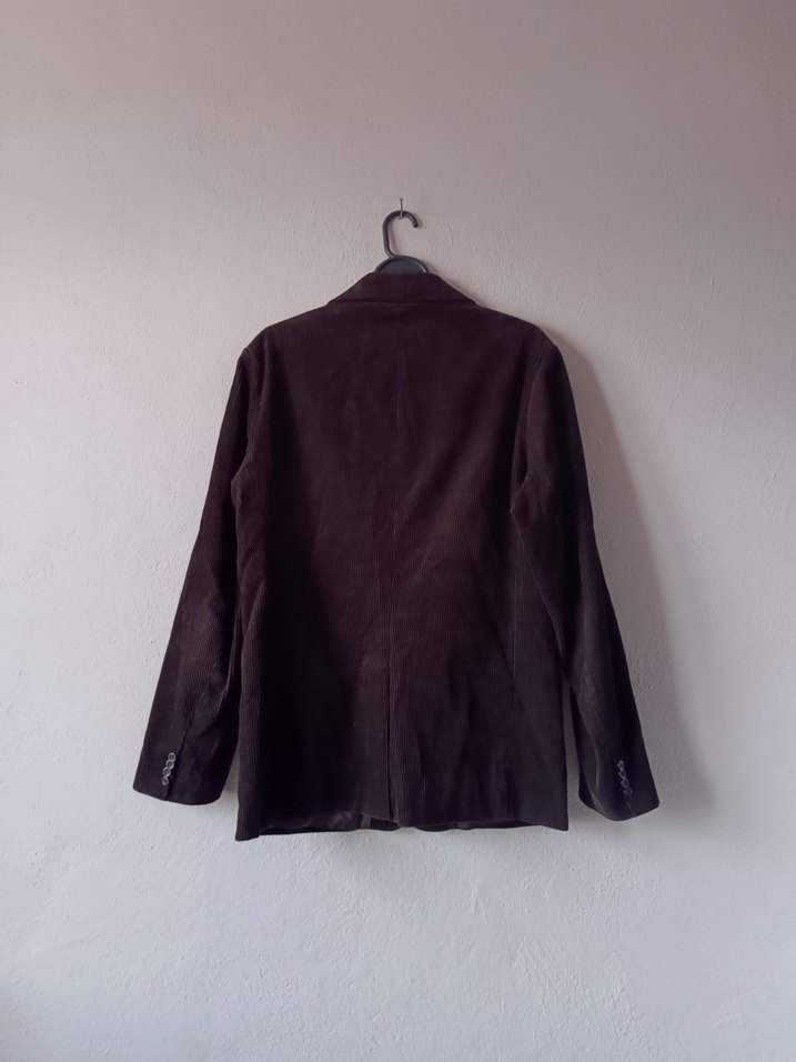 Kahverengi Erkek Kadife Ceket - Görsel 2