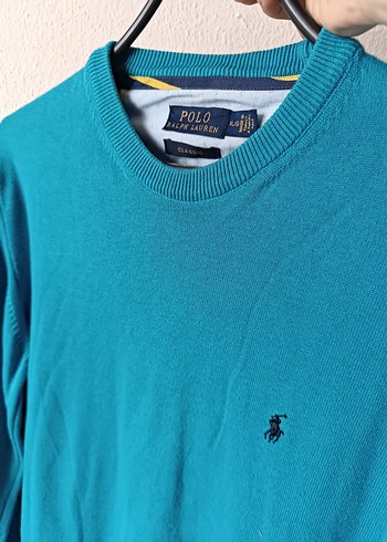 Polo Ralph Lauren Mavi Uzun Kollu Erkek Kazak - Görsel 4