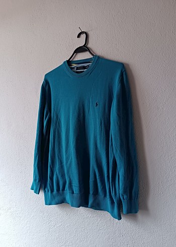 Polo Ralph Lauren Mavi Uzun Kollu Erkek Kazak - Görsel 8