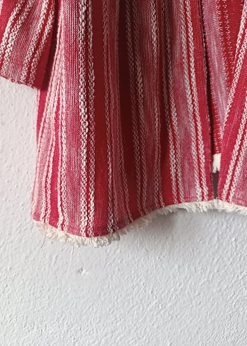 Pull & Bear marka Kırmızı Bohem Kimono - Görsel 6