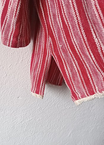 Pull & Bear marka Kırmızı Bohem Kimono - Görsel 8