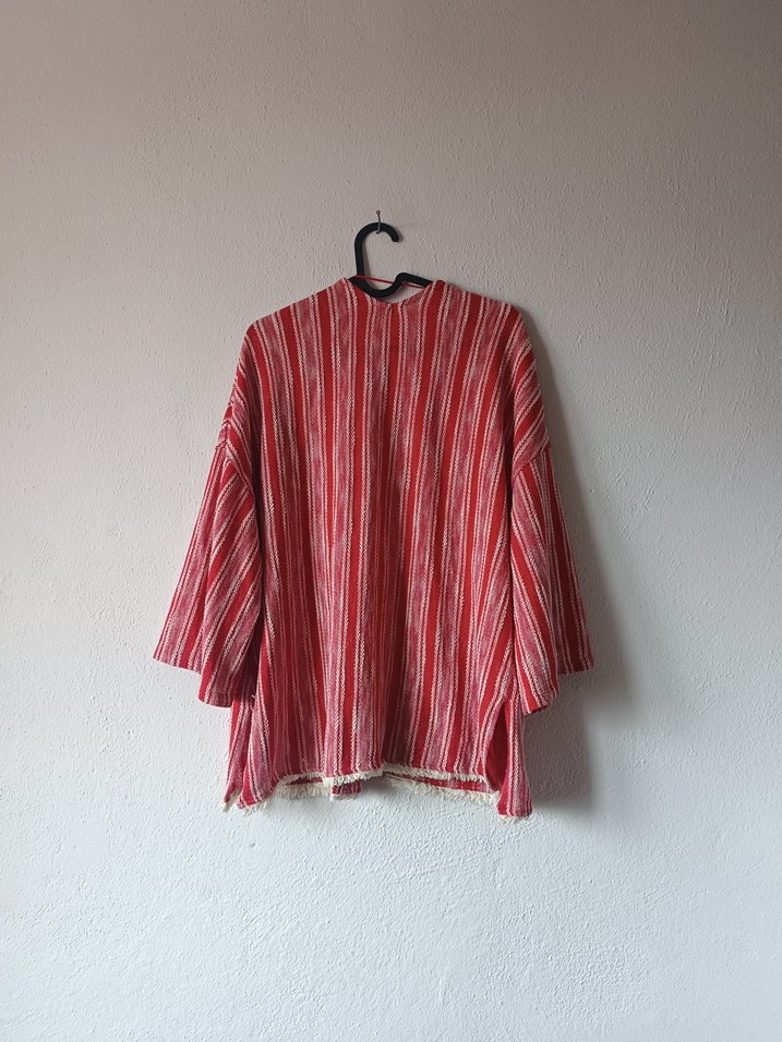 Pull & Bear marka Kırmızı Bohem Kimono - Görsel 2