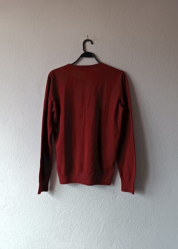 Lacoste Marka Bordo Baklava Desenli Erkek Kazak - Görsel 2