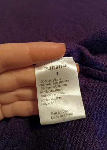 Mor Renk Boğazlı Midi Elbise - Görsel 7