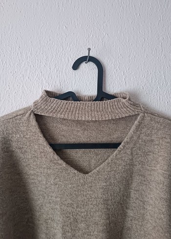 Trikomod Vizon Salaş Kesim Yün Kazak - Görsel 3