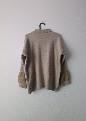 Trikomod Vizon Salaş Kesim Yün Kazak - Görsel 2