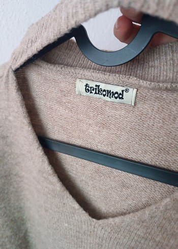 Trikomod Vizon Salaş Kesim Yün Kazak - Görsel 6