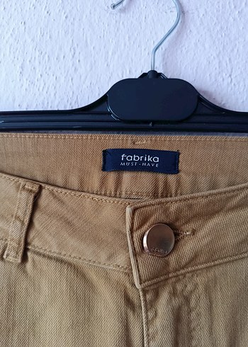 Fabrika marka yağ yeşili pantolon - Görsel 6