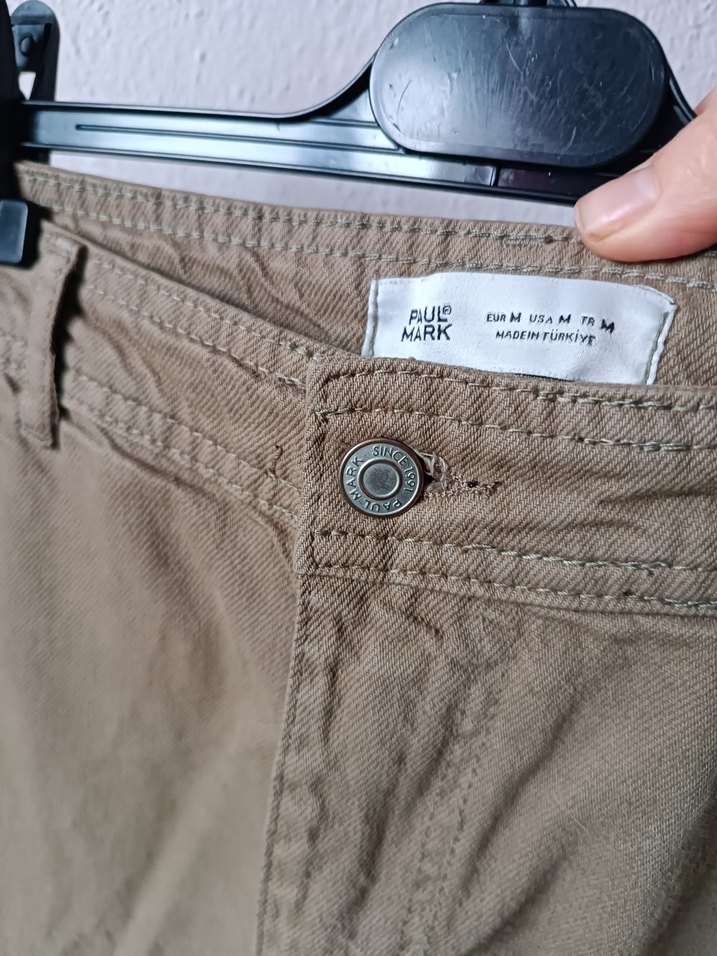 Paulmark Haki Renk  Kargo Pantolon - Görsel 4