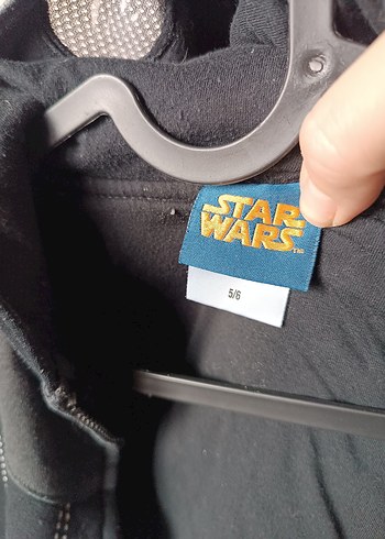 Starwars Darth Vader Erkek Çocuk Siyah Kapşonlu Sweatshirt - Görsel 6